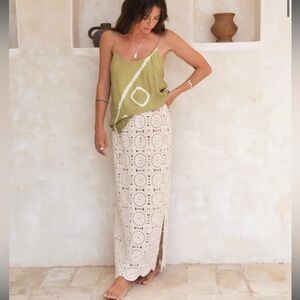 Maurie + Eve Green Tie-Dye Tank Top